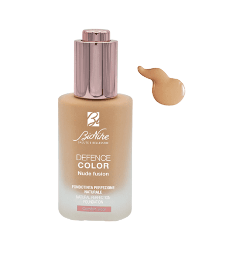Bionike Defence Color Nude Fusion Fondotinta SPF15 602 - Fondotinta fluido effetto perfezione naturale - Colore Noiosette - 30 ml
