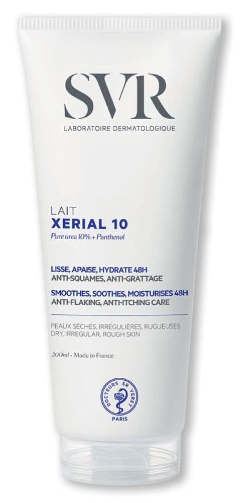 SVR Xerial 10 Latte Idratante Corpo con Urea 10% per Pelle Secca 200ml