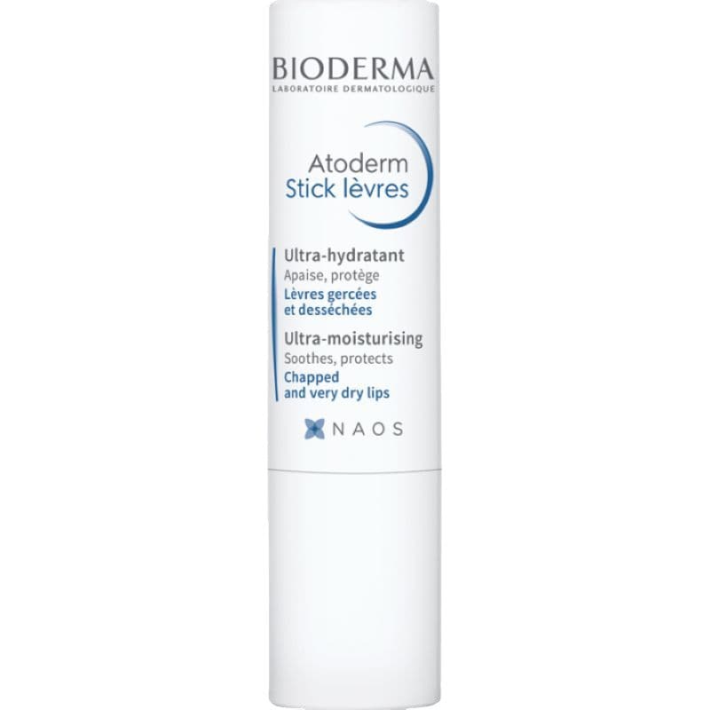 Bioderma Atoderm Stick Lèvres - Stick idratante per labbra secche e screpolate - 4 g