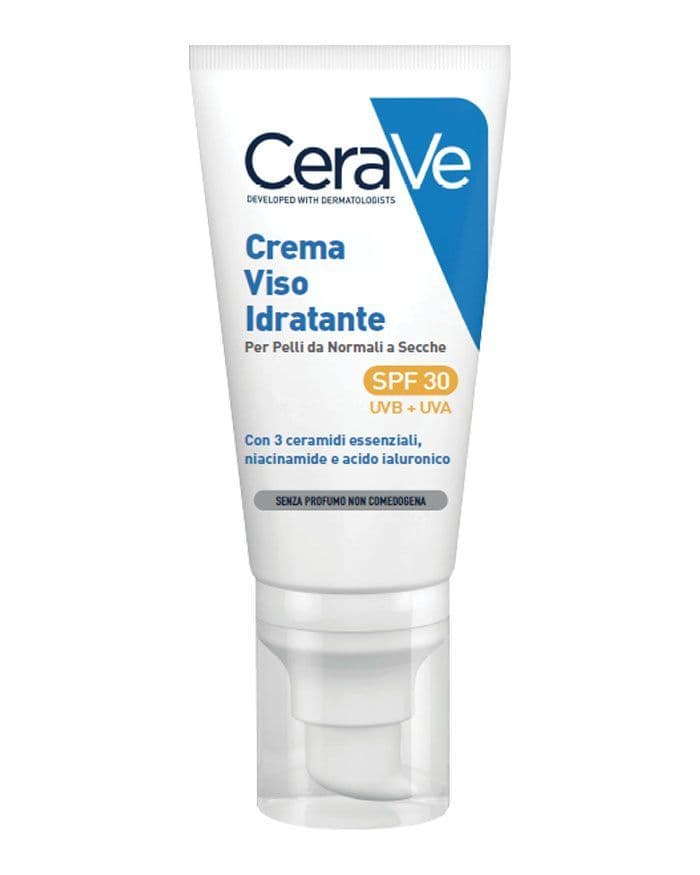 CeraVe Crema Giorno Idratante SPF30 - Crema viso per pelle da normale a secca - 52 ml