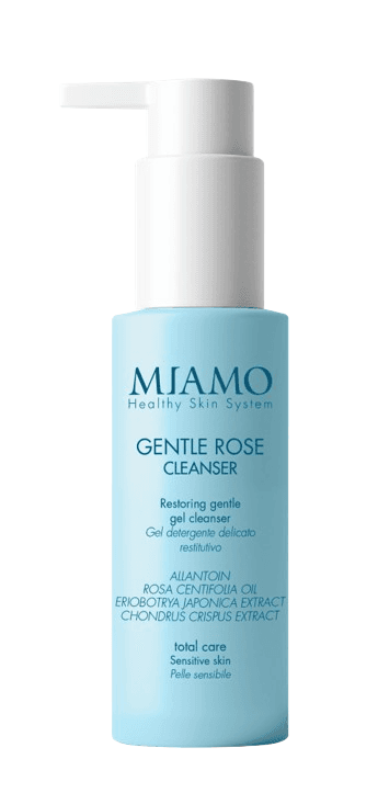 Miamo Total Care Gentle Rose Cleanser Travel Size - Gel detergente restitutivo per pelle sensibile - 50 ml
