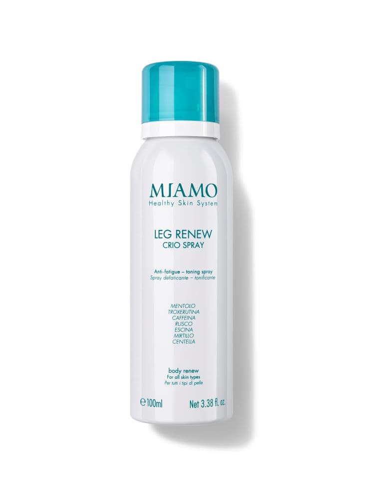 Miamo Leg Renew Crio Spray Gambe - Spray defaticante e tonificante - 100 ml