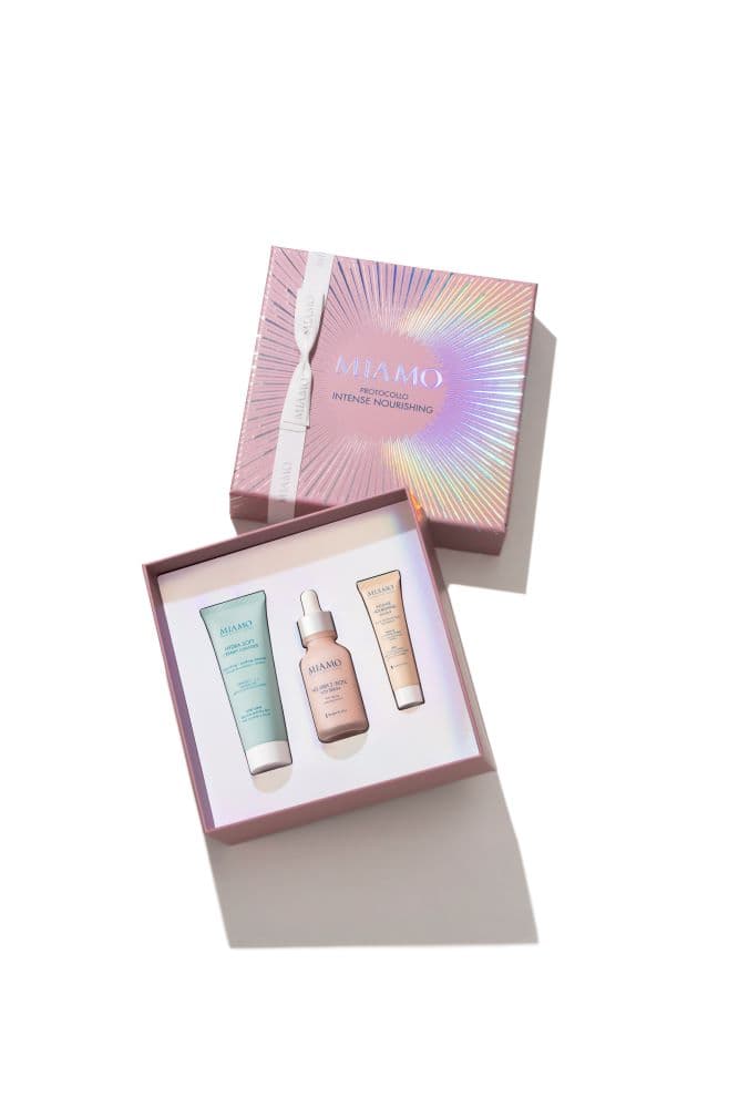 Miamo Cofanetto di Natale 2024 Protocollo Intense Nourishing - Idea regalo antietà e rivitalizzate per pelle secca