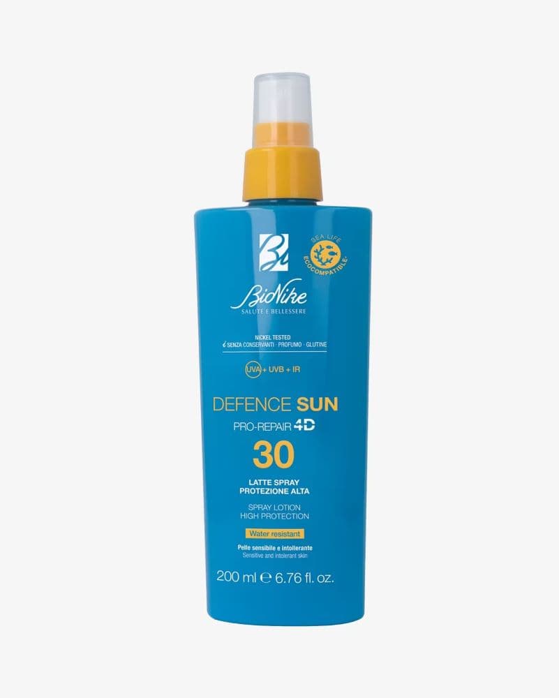 Bionike Defence Sun Latte Spray Solare SPF30 - Protezione solare alta adatta per il corpo - 200 ml