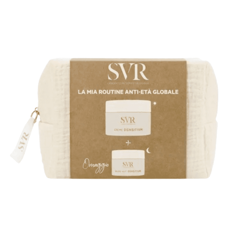 Svr Densitium Cofanetto Antietà Globale - Crema viso rassodante 50 ml + Balsamo antirughe 15 ml + Pochette