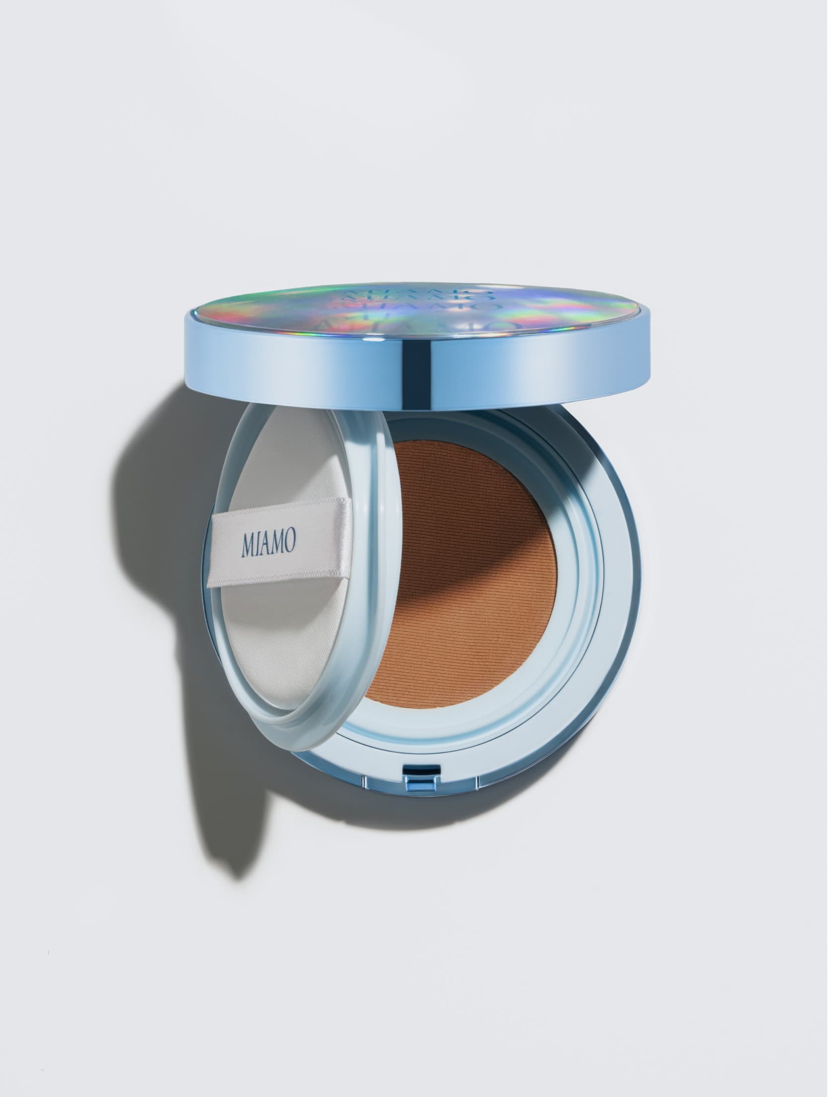 Miamo Second Skin Mesh Cushion Foundation SPF50 - Fondotinta natural glow con protezione solare molto alta - Shade Bronze