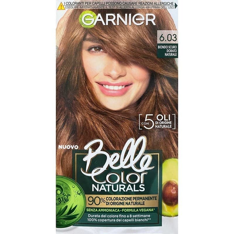 Garnier Belle Color Naturals 6.03 Biondo Scuro Dorato Naturale Tinta Permanente