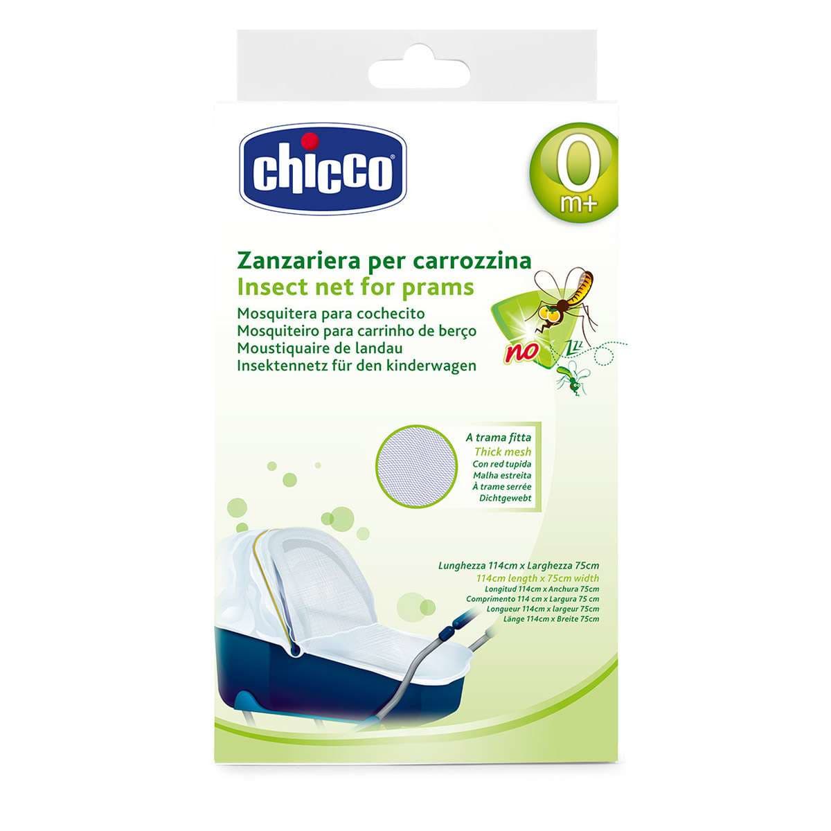 Chicco Zanzariera per Carrozzina Bianco Protezione Insetti