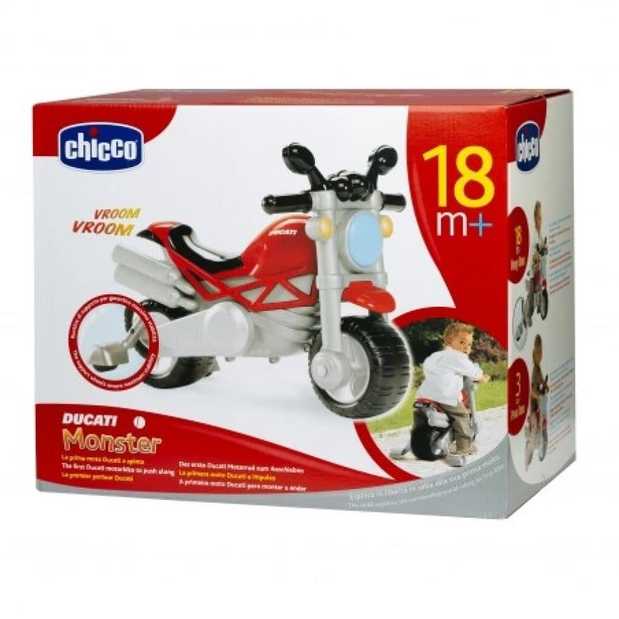 Chicco Ducati Monster Moto Cavalcabile per Bambini