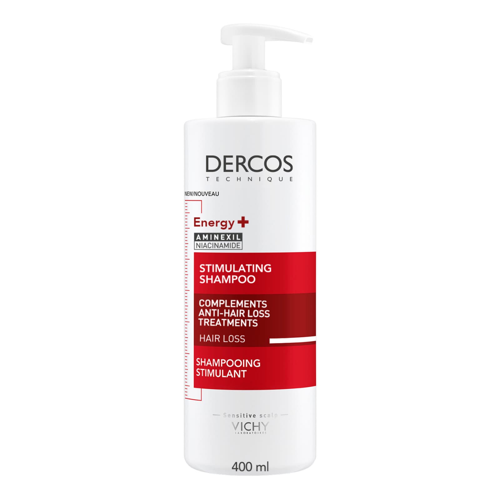 Vichy Dercos Shampoo Energizzante Anticaduta Capelli Rinforzante 400ml