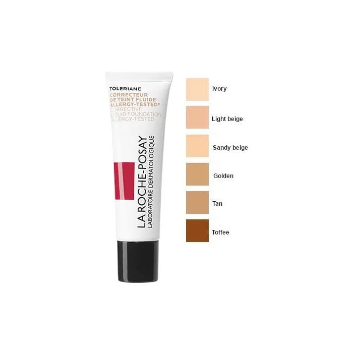 La Roche-Posay Toleriane Teint Fluido Correttore 17 Toffee SPF25 Fondotinta 30ml