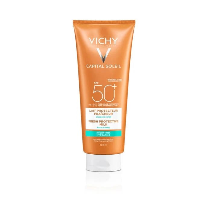 Vichy Capital Soleil Latte Solare SPF50+ Viso e Corpo Idratante 300ml