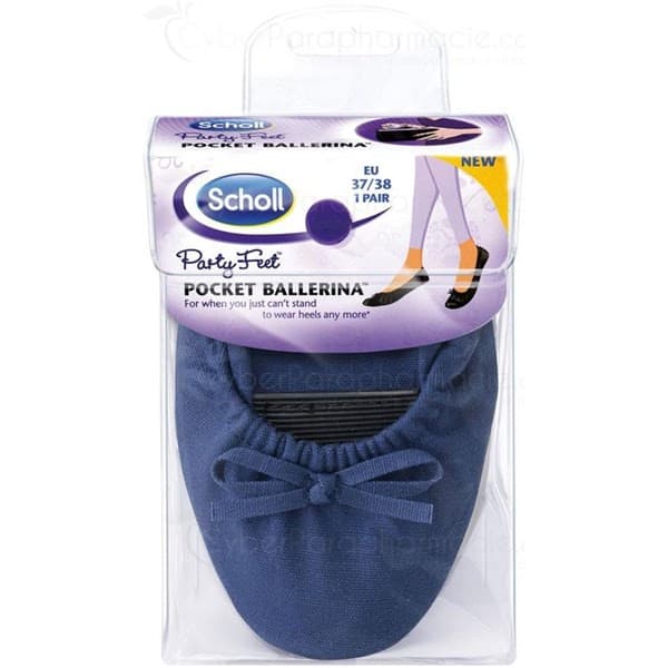 Scholl Scarpe Ballerine Pocket Premium AW13 W Blu Taglia 40