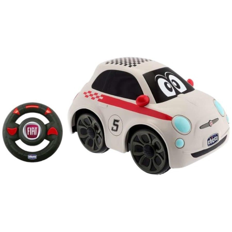 Chicco Fiat 500 Sport Auto Radiocomandata con Radiocomando a Volante 2+