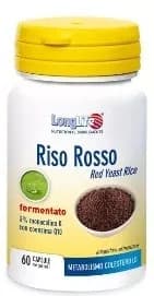 Longlife Riso Rosso Fermentato Integratore Colesterolo Senza Glutine 60 Capsule