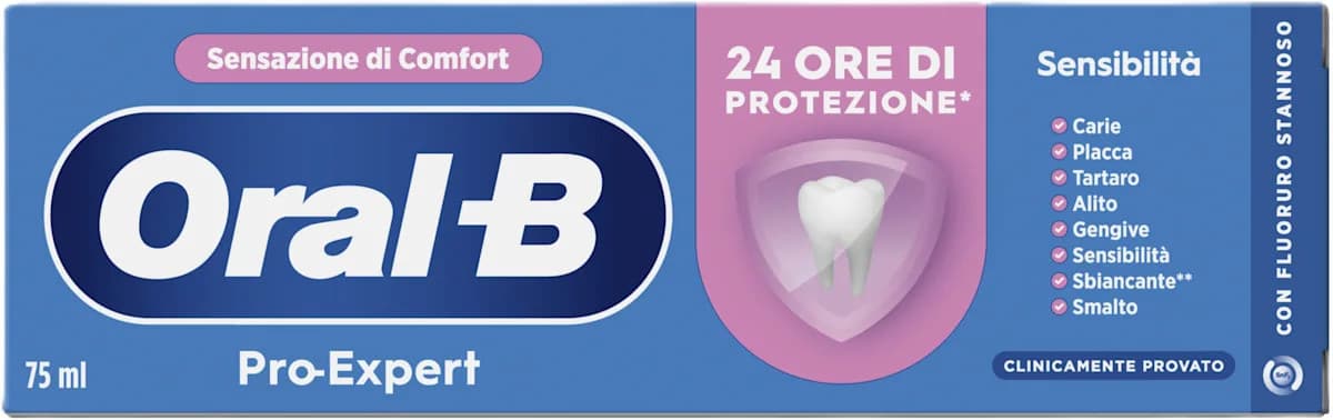 Oral-B Pro Expert Sensibilità Dentifricio per Denti Sensibili 75ml