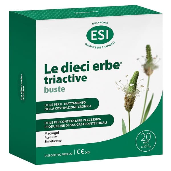Esi Le Dieci Erbe Triactive Dispositivo Medico per Costipazione 20 Bustine