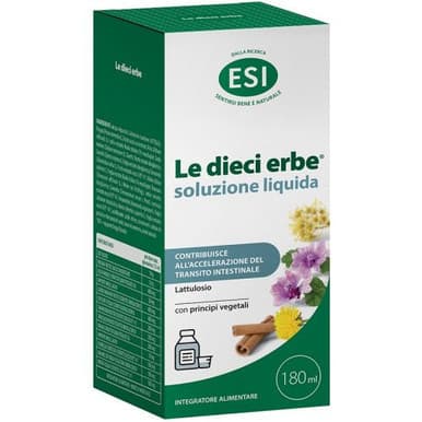 Esi Le Dieci Erbe Integratore Regolarità Intestinale Amarena Senza Glutine 180 ml