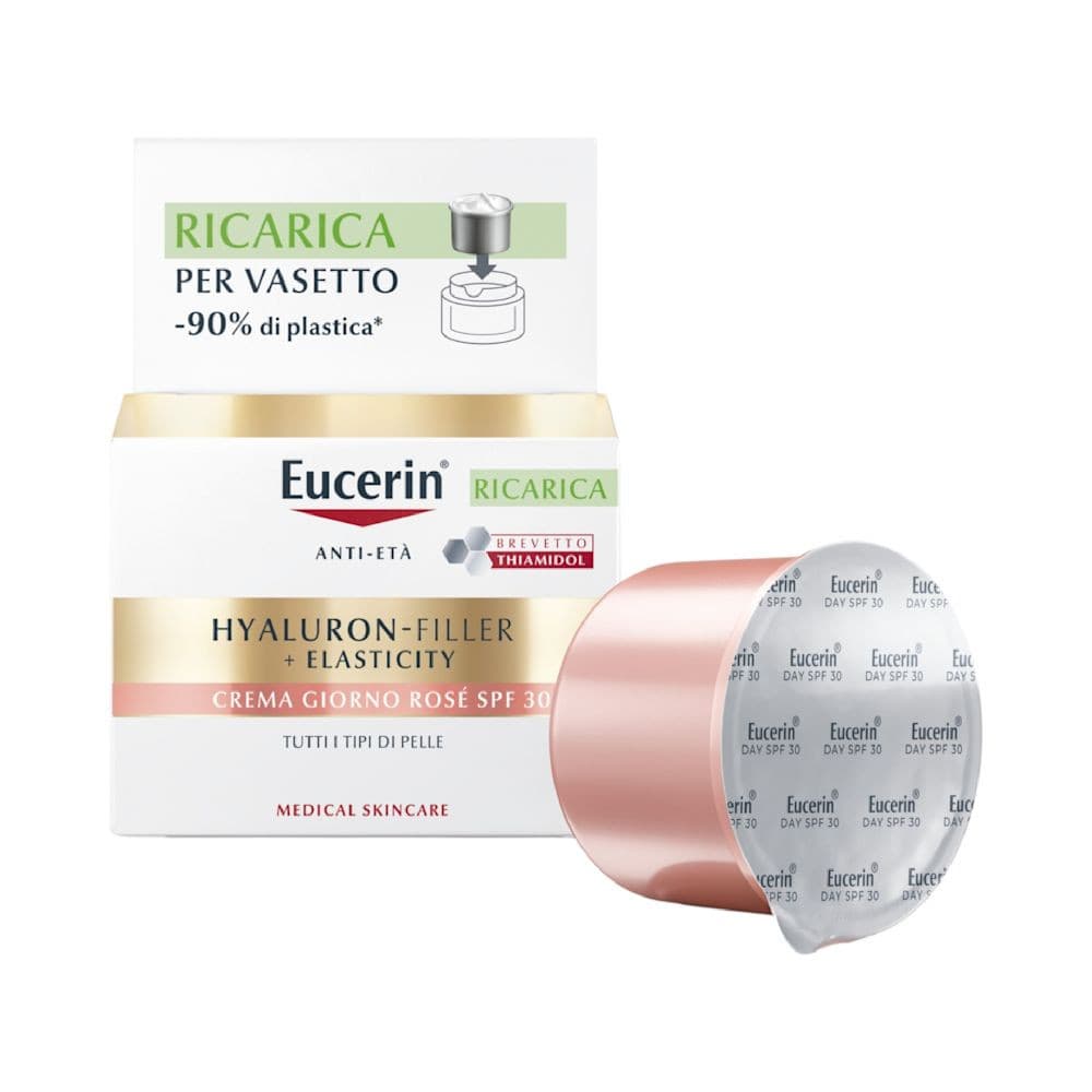 Eucerin Hyaluron-Filler + Elasticity Crema Giorno Rosé SPF30 Anti-Età Pelle Matura 50ml
