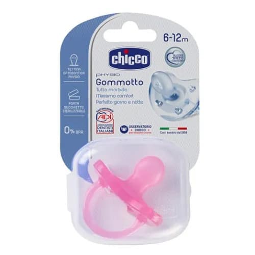 Chicco PhysioForma Gommotto Succhietto Silicone Rosa 6-16 Mesi