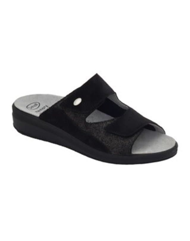 Scholl Ambla Microfibra Donna Nero Grigio Taglia 36