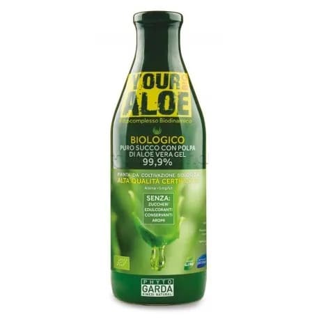 Named Your Aloe Bio Succo Puro Integratore Drenante 1 Litro