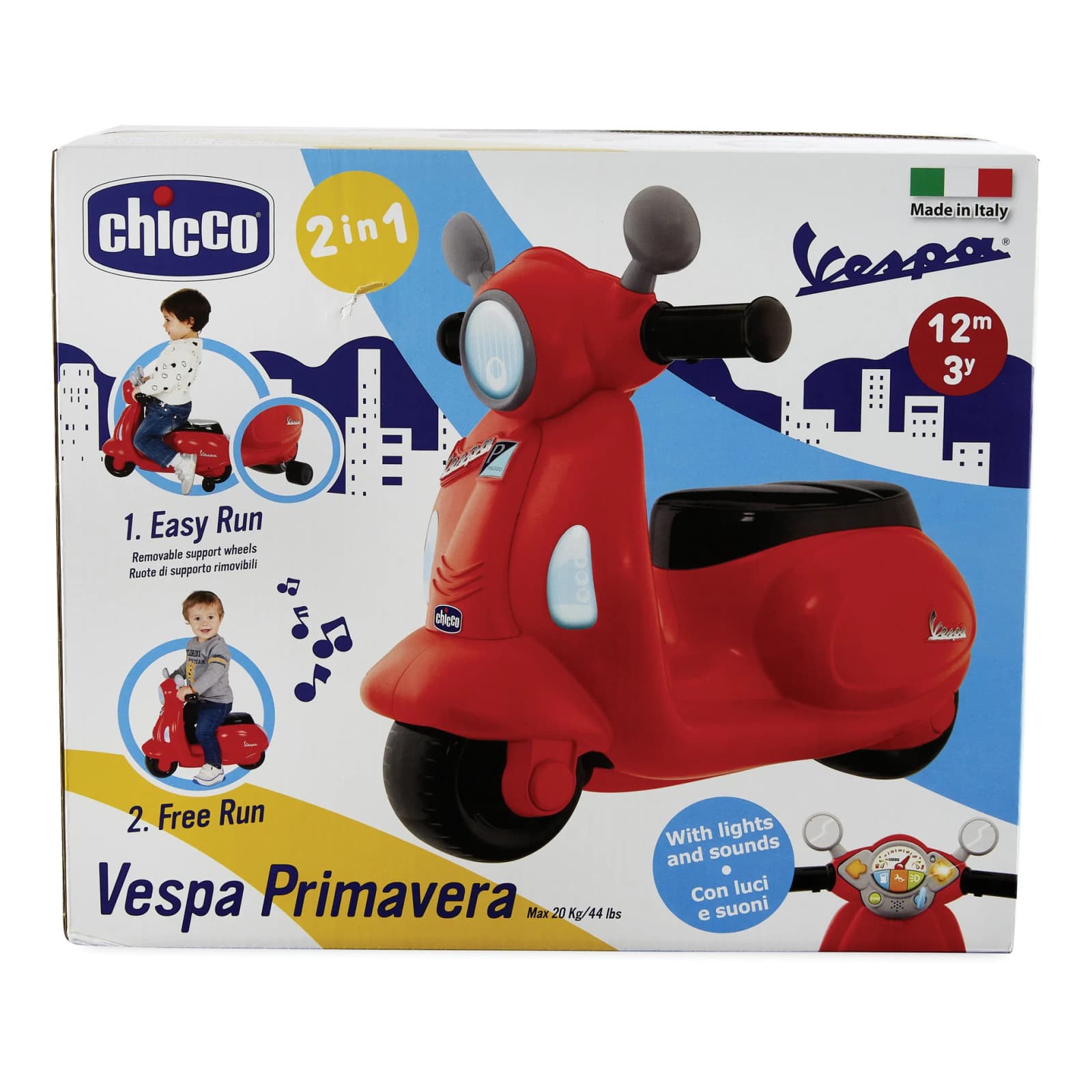 Chicco Gioco Vespa Rossa Cavalcabile