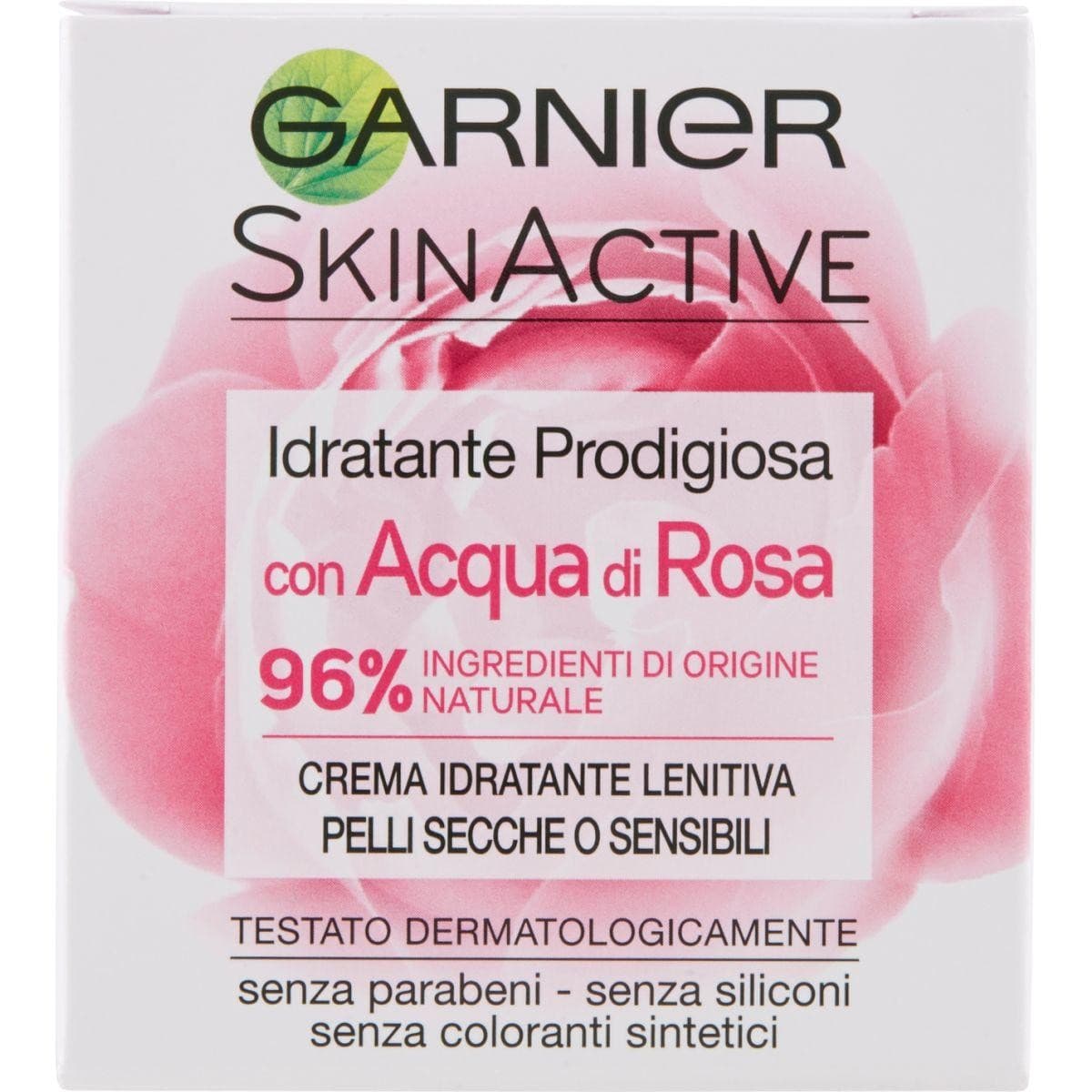 Garnier Skin Active Idratante Prodigiosa Acqua di Rosa per Pelli Secche 50ml