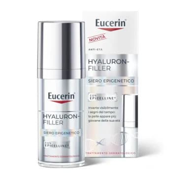 Eucerin Hyaluron-Filler Vitamin C Booster Siero Viso Anti-Età 3x8ml