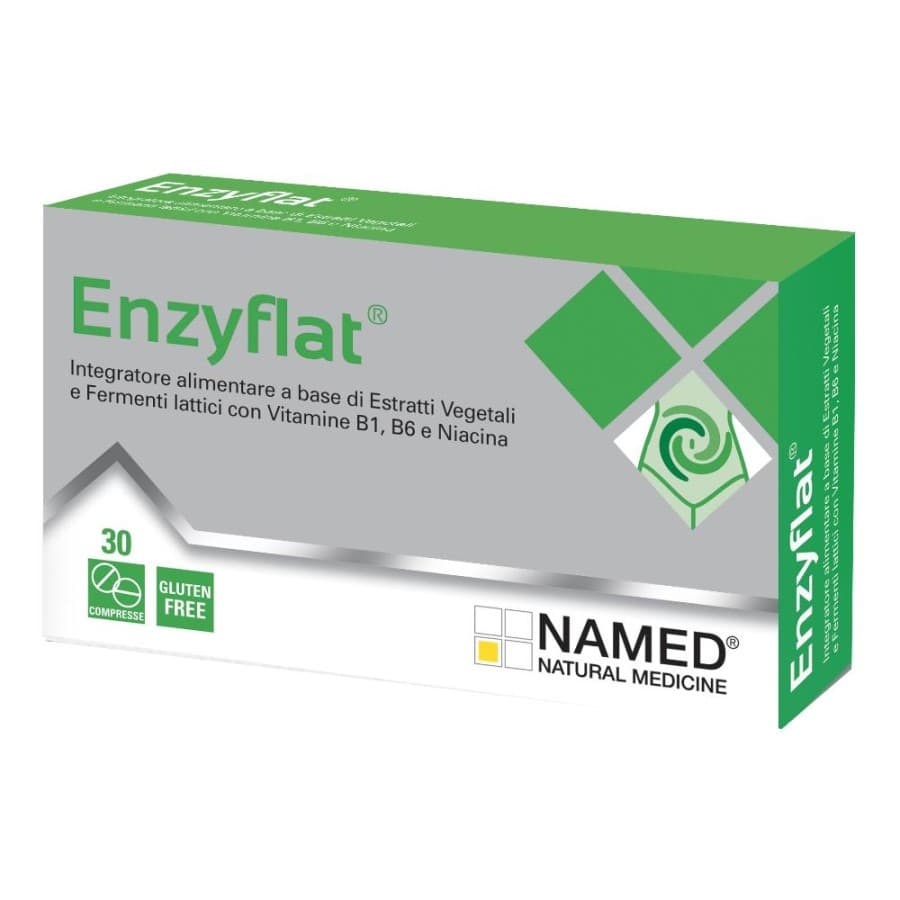 Named Enzyflat Integratore per Motilità Intestinale 30 Compresse