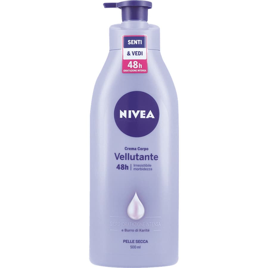 Nivea Crema Corpo Vellutante 5in1 con Burro di Karité 500ml