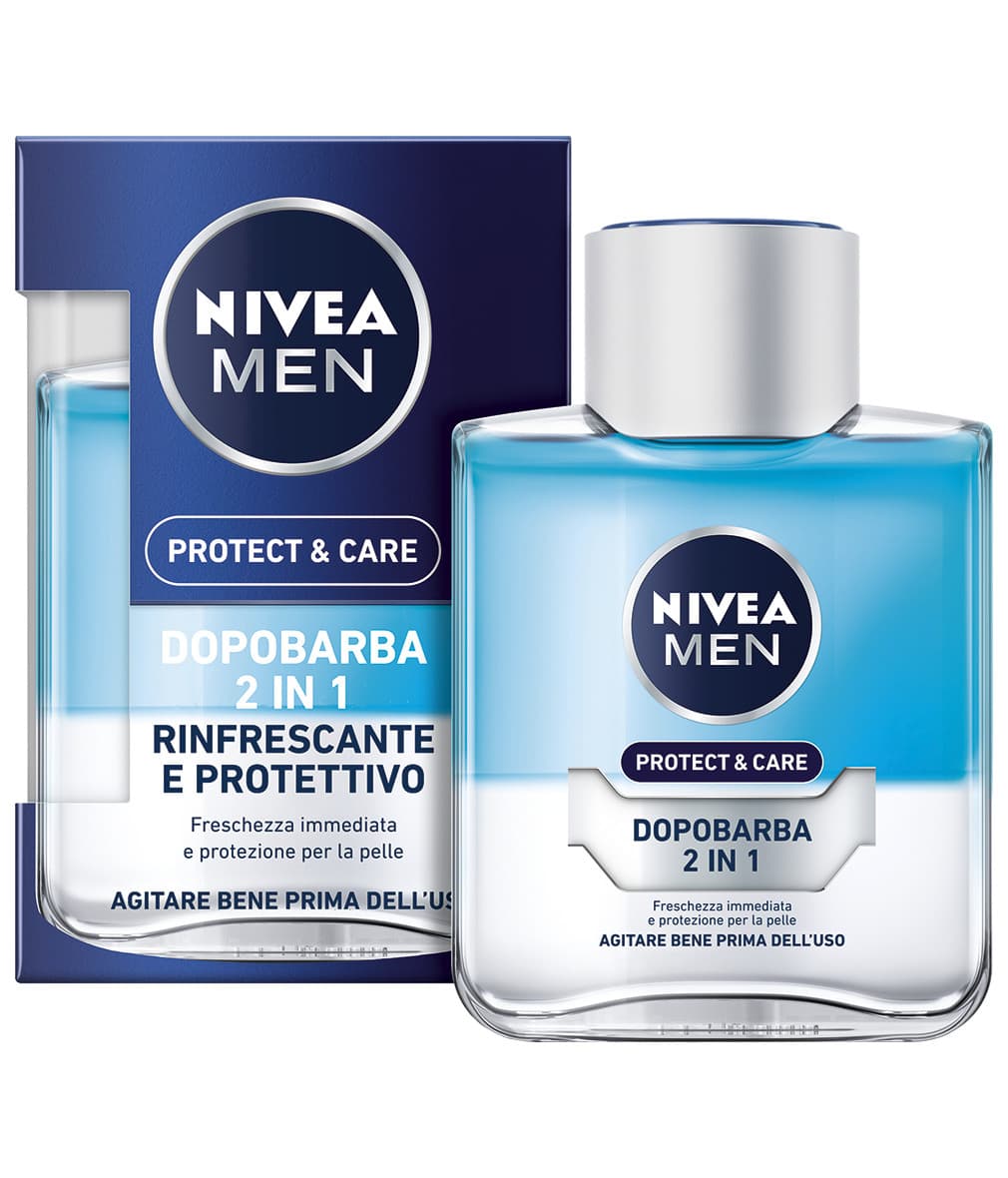 Nivea Protect & Care Lozione Dopobarba 2 in 1 Rinfrescante 100 ml