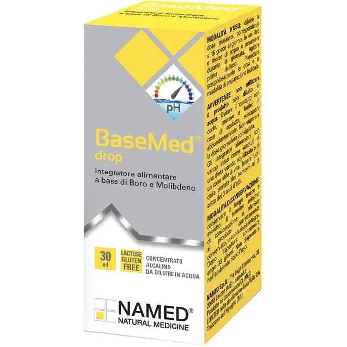 Named Basemed Drop Integratore Metabolismo con Boro Molibdeno 30 ml