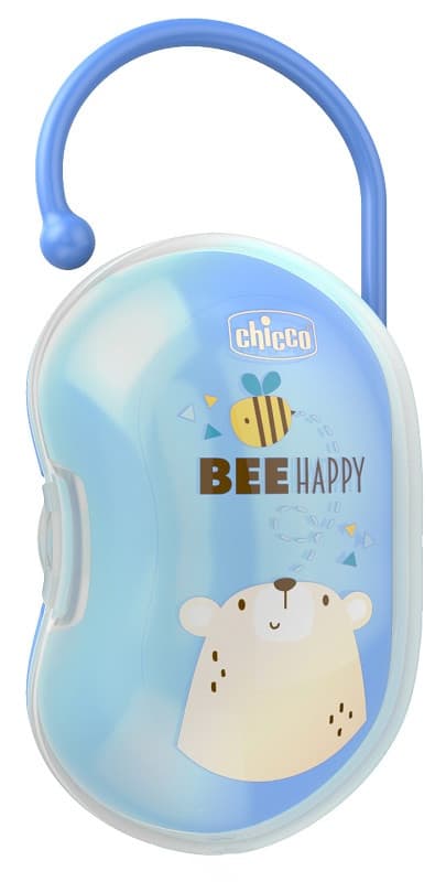Chicco Porta Succhietti Boy 2 Pezzi Sterilizzabile