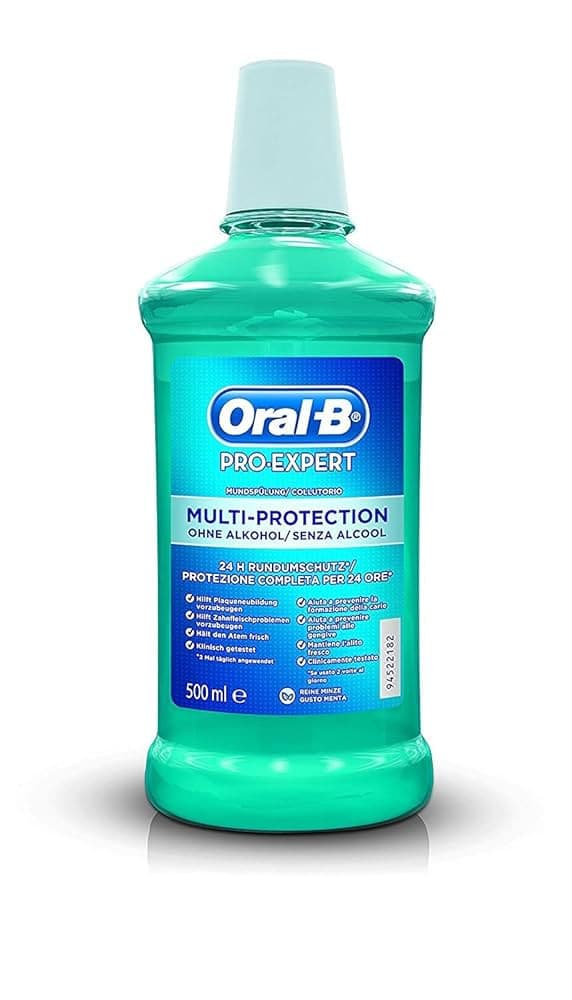 Oral-B Pro-Expert Collutorio Antibatterico Senza Alcool Per Pulizia Profonda 500ml