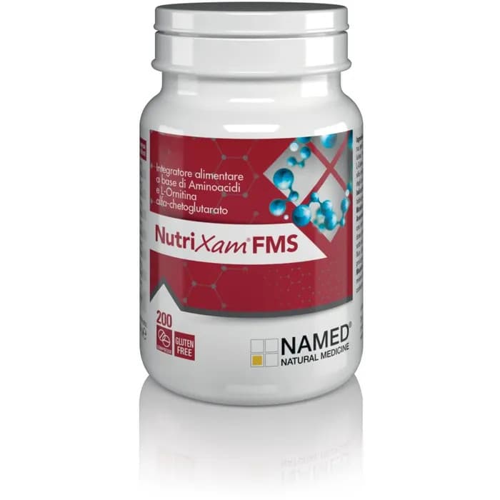Named Nutrixam FMS Integratore Aminoacidi Senza Glutine e Lattosio 200 Compresse