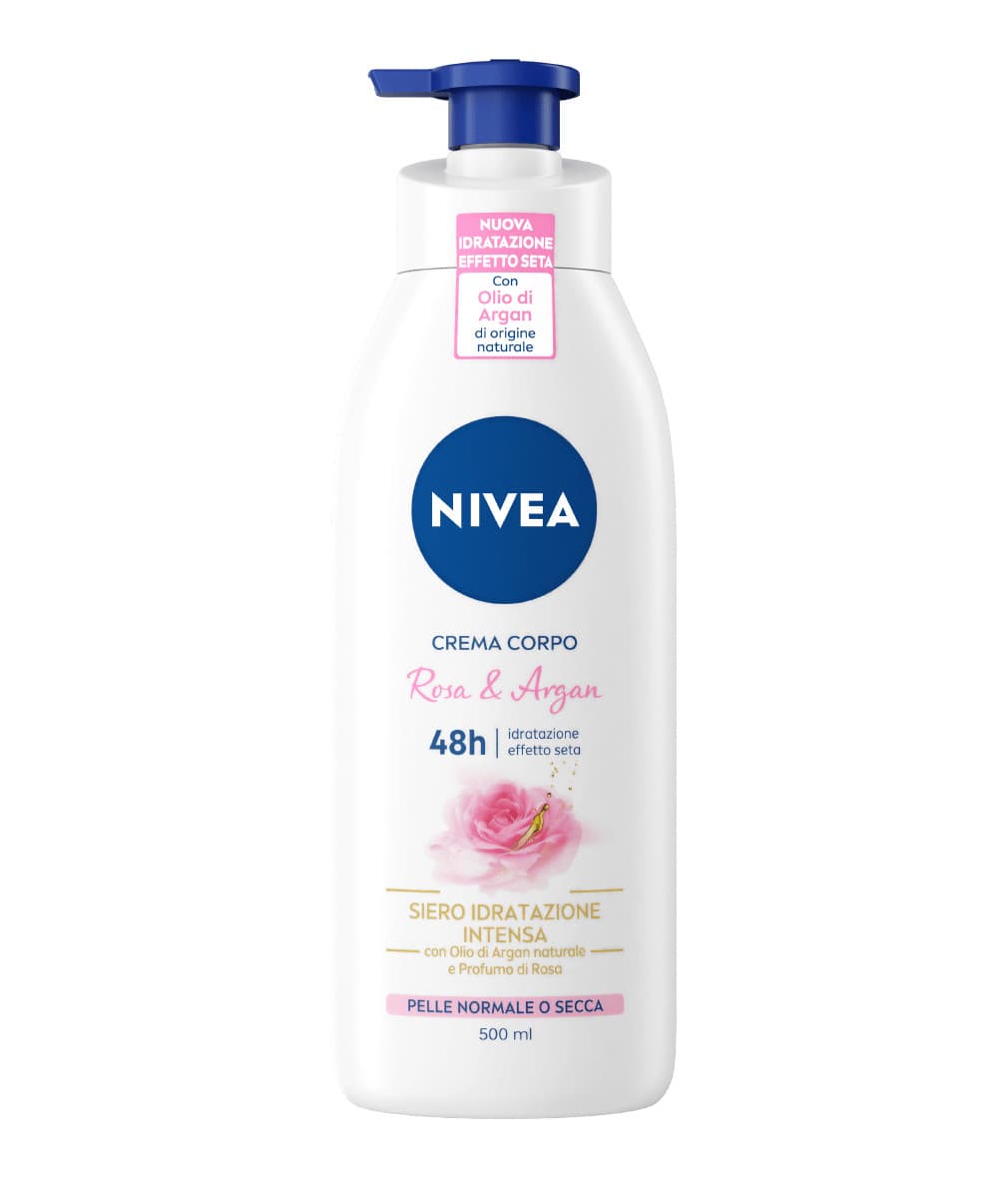 Nivea Crema Corpo Rosa e Argan Idratazione Intensa 500 ml