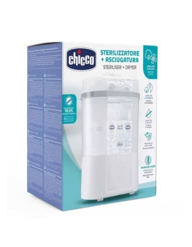 Chicco Sterilizzatore con Asciugatura Elimina 99.9% dei Germi