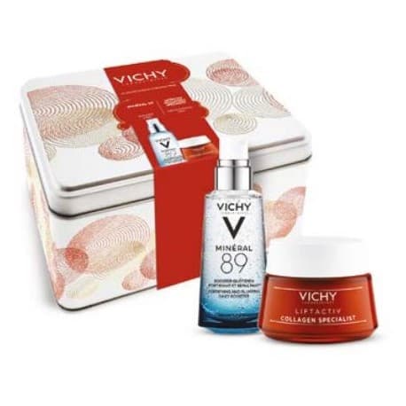 Vichy Box Mineral 89 + Collagen Specialist Protocollo Idratante Rimpolpante