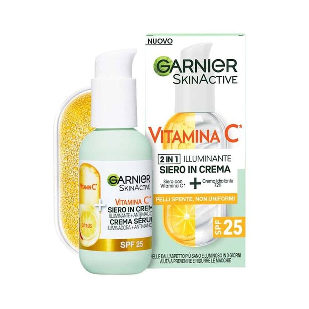Garnier Siero Crema Vitamina C Idratante Illuminante Viso SPF25 50ml
