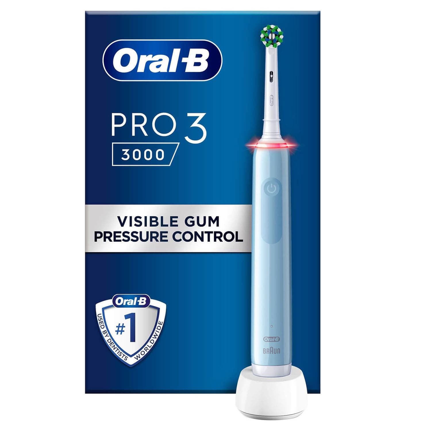 Oral-B Pro 3 3000 CrossAction Spazzolino Elettrico Ricaricabile Blu