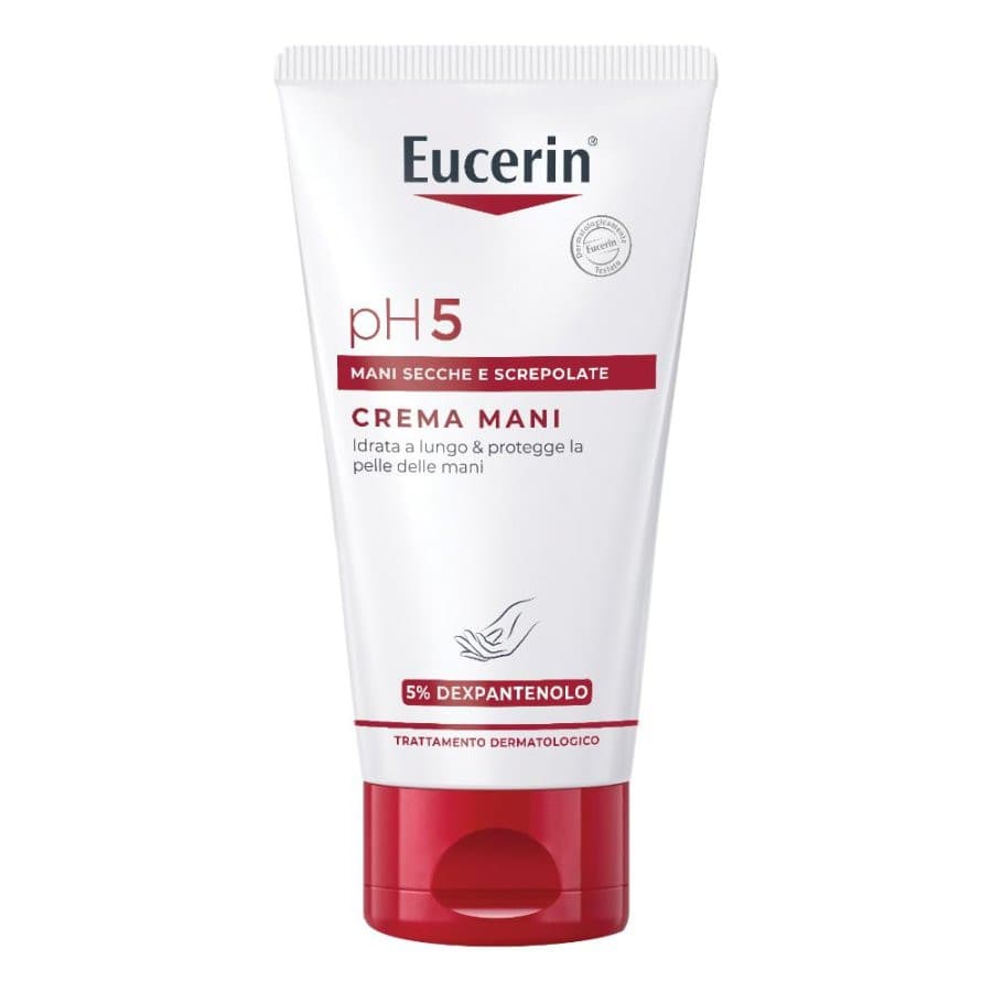 Eucerin pH5 Crema Mani Idratazione Lunga Durata Pelle Sensibile 75ml