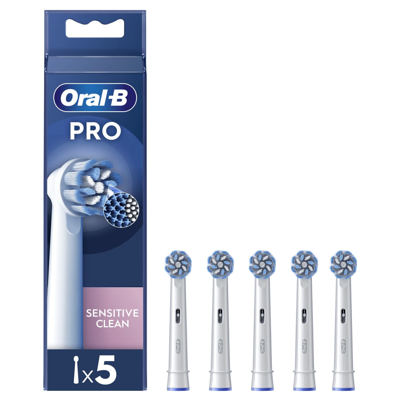 Oral-B Sensitive Clean EB60 Testine di Ricambio Ultra-Morbide 5 Pezzi