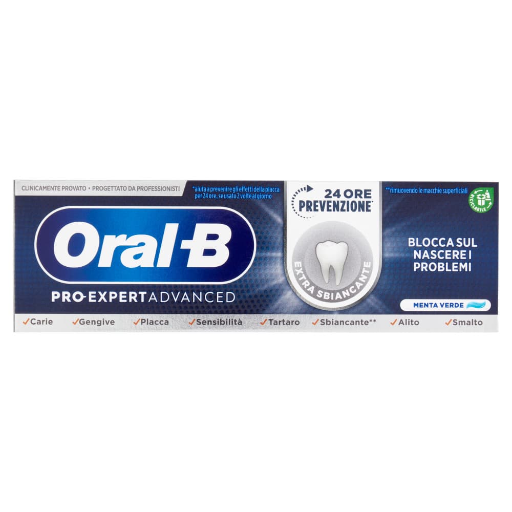 Oral-B Pro-Expert Advanced Dentifricio Extra Sbiancante 75ml