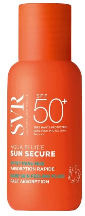 SVR Sun Secure Aqua Fluide SPF50+ - Protezione solare viso finish invisibile - 50 ml