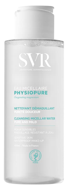 SVR Physiopure Eau Micellaire - Acqua micellare delicata e struccante per tutti i tipi di pelle - 100 ml