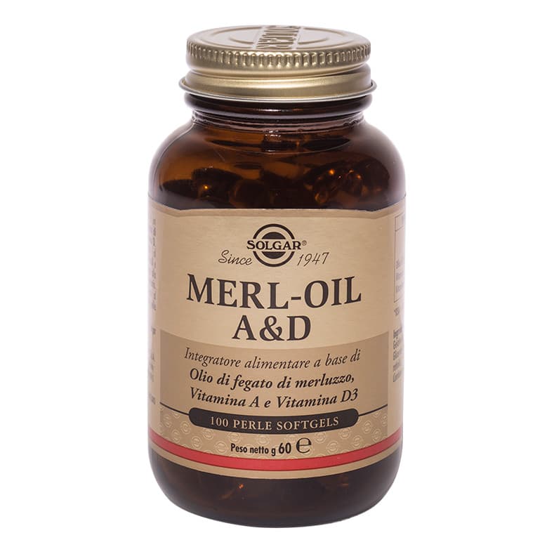 MERL-OIL A&D 100 Capsule SOLGAR