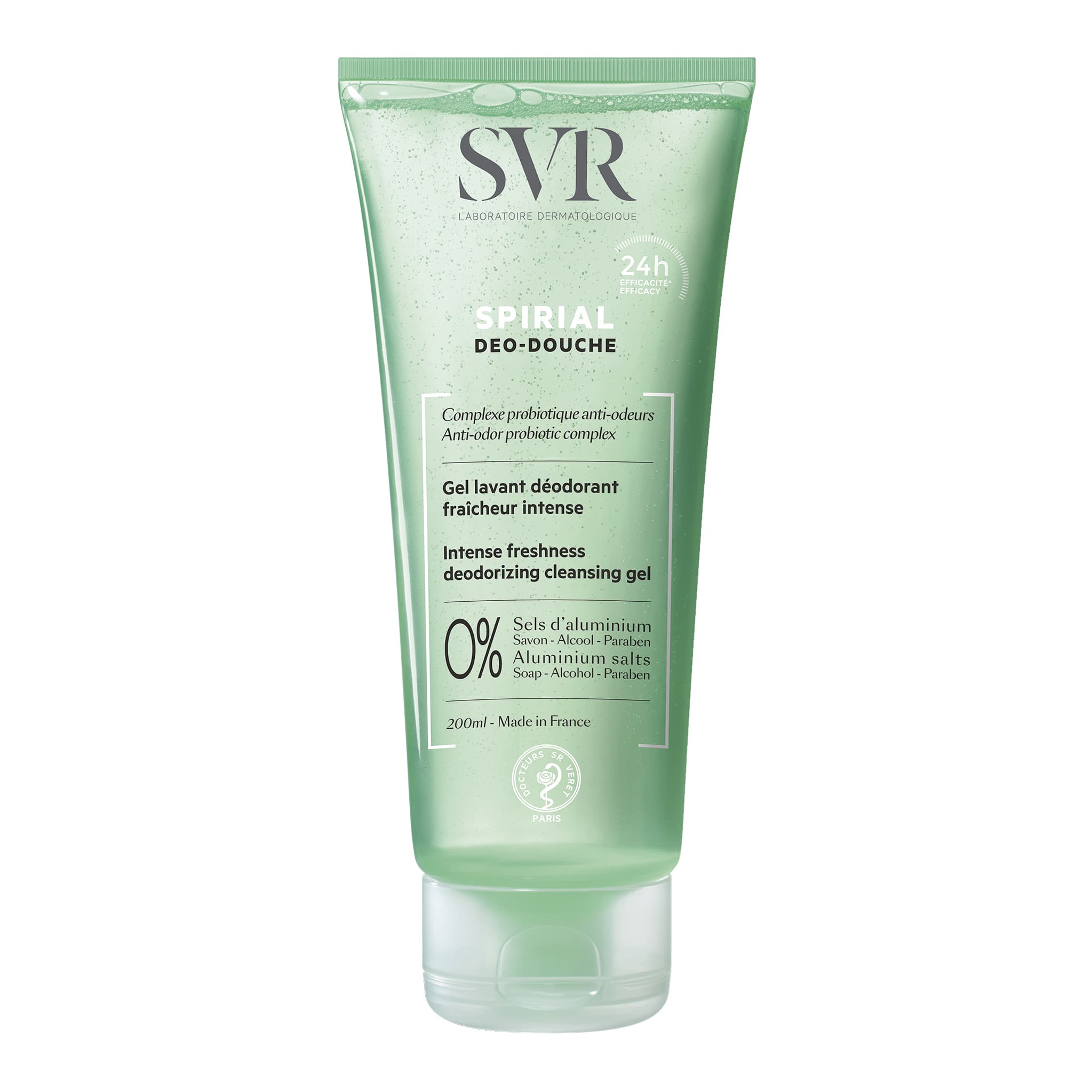 SVR Spirial Deo Doccia - Gel doccia fresco contro i cattivi odori - 200 ml