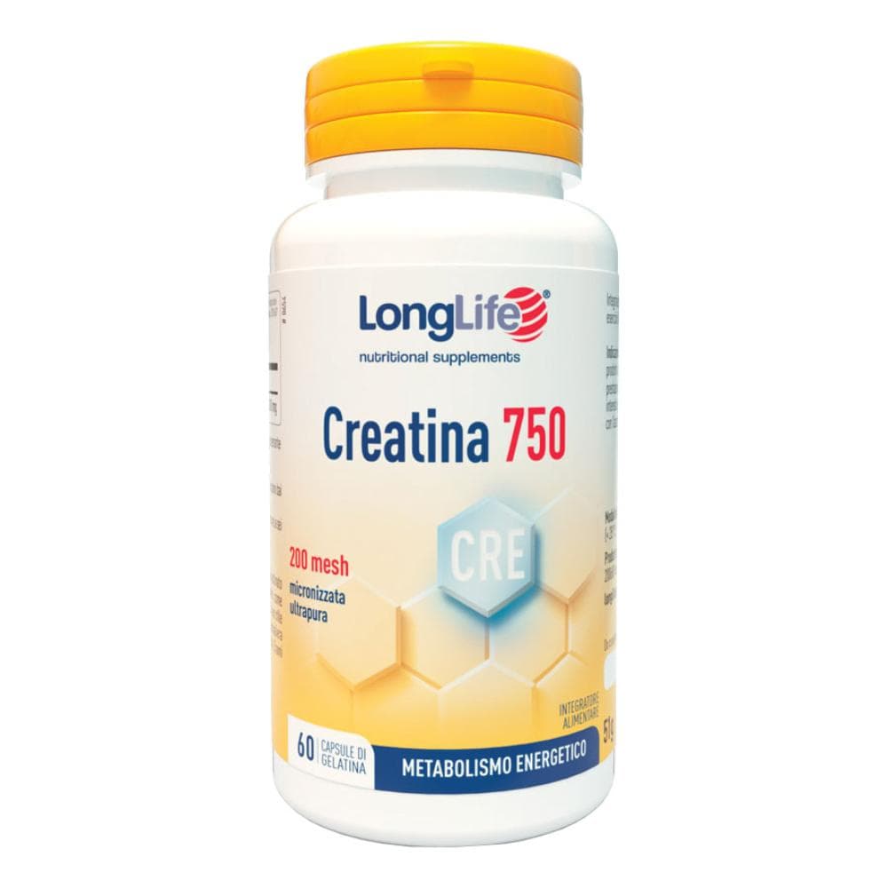 LONGLIFE CREATINA 750mg 60Cps
