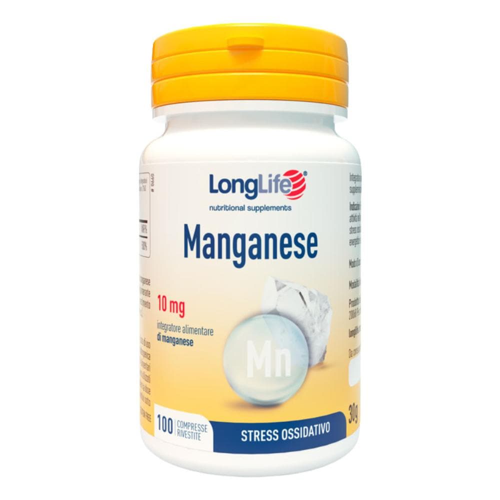 LONGLIFE MANGANESE 10mg100Cpr